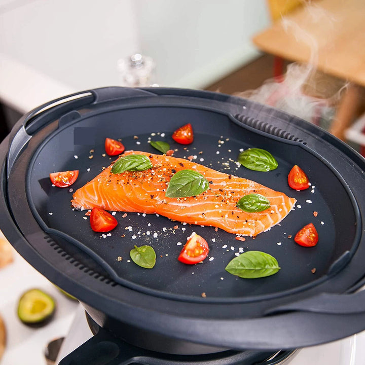 Silicone Steamer Steaming Fish Tray For The Varoma Heat-Resistant Food Heating Kitchen Accessory