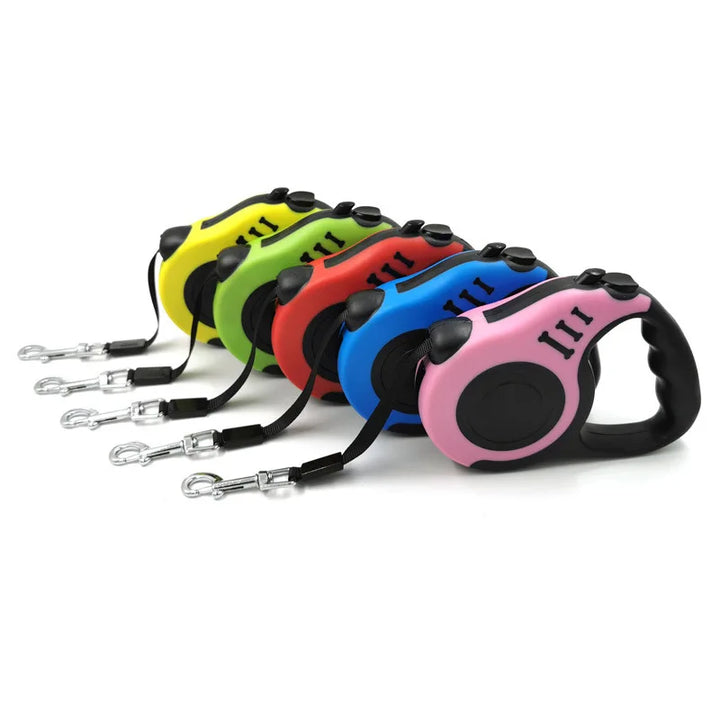 5 Meters Retractable Dog Leash Pet Leash Traction Rope Belt Automatic Flexible Leash