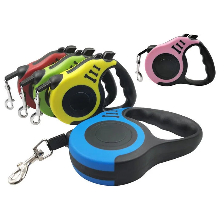 5 Meters Retractable Dog Leash Pet Leash Traction Rope Belt Automatic Flexible Leash