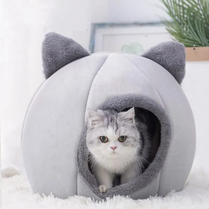 Pet Tent Cave Bed for Cats Small Dogs Self-Warming