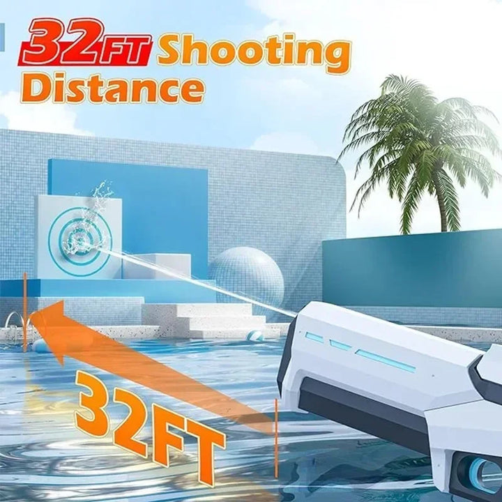 Automatic water absorbing electric water gun!