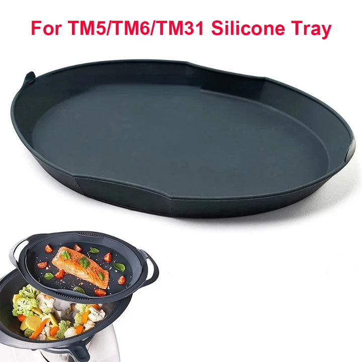 Silicone Steamer Steaming Fish Tray For The Varoma Heat-Resistant Food Heating Kitchen Accessory